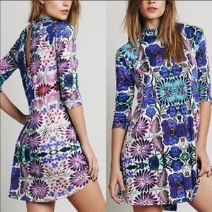 Free People Floral Fiesta Shift Dress